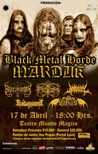 Marduk en Chile 2015